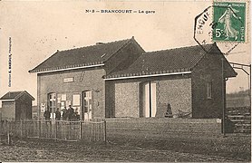 La gare vers 1910 (carte postale).