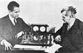 Image 20World Champions José Raúl Capablanca (left) and Emanuel Lasker in 1925 (from History of chess)