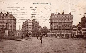Place Darcy avant la Première Guerre mondiale.