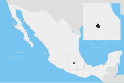 موقعیت مکزیکو سیتی در مکزیک