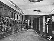 黎明期の電子計算機の一例、1940年代のENIAC