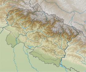 Voir sur la carte topographique de l'Uttarakhand