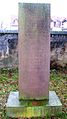 Stele mit dem Verzeichnis aller (Groß-)Umstädter Juden die Pogromen und Rassenwahn zwischen 1933 und 1945 zum Opfer fielen