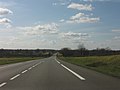 La route nationale 79 (RCEA) dans l'Allier.