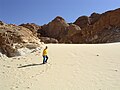 Dunen en rotsen yn de Sinaï