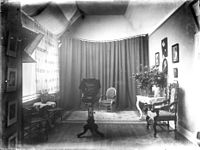 Studio Johanne Hesbeckové, interiér, asi 1915