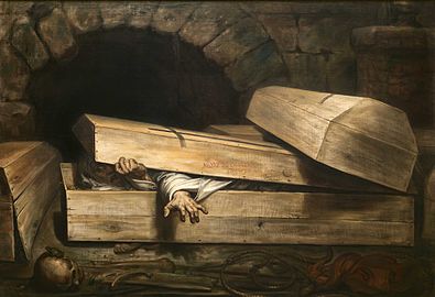 L'Inhumation précipitée, 1854