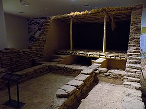 Reconstitució d'un habitatge del neolític al nord de Mesopotàmia (Akarcay Tepe II)