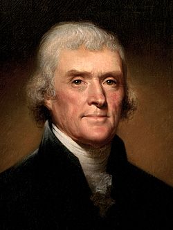 Jefferson portrait by Charles Willson Peale
