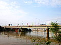 Cái Vồn Nhỏ Bridge connects Cái Vồn ward and Đông Thuận ward in Bình Minh town.