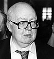 Friedrich Dürrenmatt op 27 april 1989 (Foto: Elke Wetzig) overleden op 14 december 1990