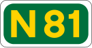 N81 road shield}}