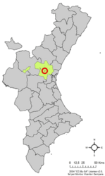 Benisanó – Mappa