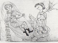 Ìṣẹ́yúnA woman receiving pennyroyal, a common medieval abortifacient. From Herbarium by Pseudo-Apuleius. 13th-century manuscript.