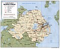 Mapa Severného Írska