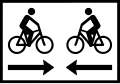 Bicycle traffic in both directions[N 2]