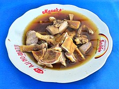 Sekba Chinese Indonesian pork offal soup.