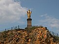 Statue Sacré-Cœur auf dem Horn