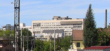 Le centre hospitalier André-Boulloche (Montbéliard) en 2011.