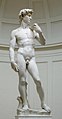 Dāvida statuja Akadēmijas galerijā (Mikelandželo, 1504.)