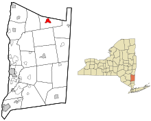 Location of Pine Plains, New York