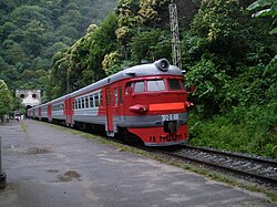 ER2 villamos motorvonat Abháziában