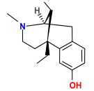 Chemical structure of etazocine.