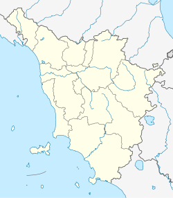 Carrara trên bản đồ Tuscany