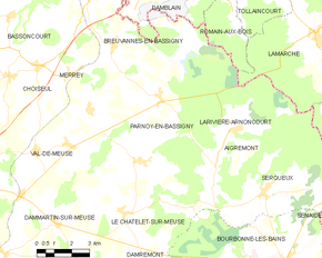 Poziția localității Parnoy-en-Bassigny