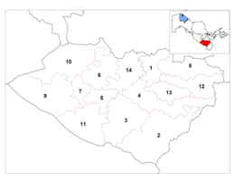 Distretto di Mirishkor – Mappa