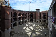 The courtyard of the fort