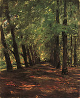 Max Liebermann, Overveen, Holanda, óleo, c. 1895.