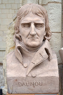 Sculpture représentant Pierre Daunou.