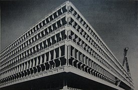 Construcción de la actual Facultad de Ciencias Exactas y Naturales en Ciudad Universitaria, 1969.