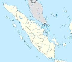 Pongo tapanuliensis trên bản đồ Sumatra