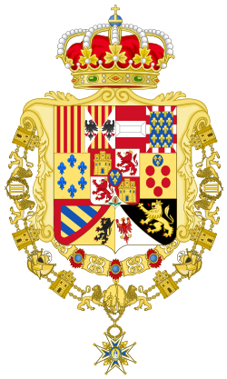 Alfonso XII av Spanias våpenskjold