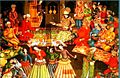 Șahul persan Abbas al II-lea și Vali Muhammad, han al Buharei, sărbătorind Nevruzul