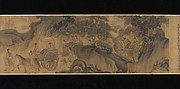 Li Tang, Duke Wen of Jin Recovering His State, handscroll, ink and color on silk, collected by the Metropolitan Museum of Art