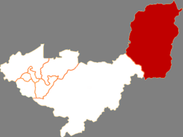 Contea di Raohe – Mappa