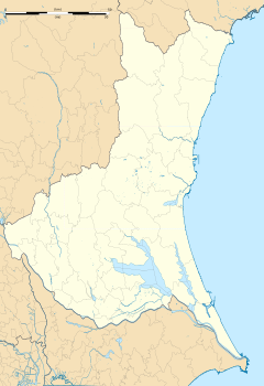Saigane Station is located in Ibaraki Prefecture