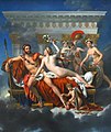 In Mars Disarmate per Venus, le Tres Gratias e Cupido assiste (Jacques-Louis David, 1824)