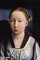 Portrait de Catherine d'Aragon par Juan de Flandes vers 1496.