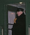 Vladimir Zhirinovsky conducts a whistle-stop in support of his party (LDPR) ahead of the 2007 Russian legislative election