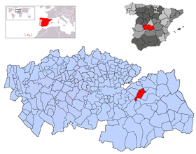 Localisation de Huerta de Valdecarábanos