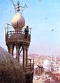 Muezzin chiama dal minareto, 1879
