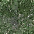 Luxemburgu vistu dende'l satélite Spot