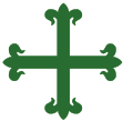 Portuguese cross (Order of Aviz, founded in 1146)