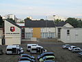 Vue sur le centre de formation du Stade rennais FC depuis la tribune Rennes.