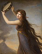 Emma Hamilton som ei bacchante, 1792