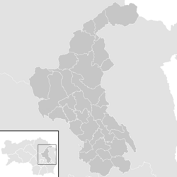 Lage der Gemeinde Bezirk Weiz im Bezirk Weiz (anklickbare Karte)